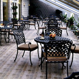 欧式露台庭院花园桌椅户外阳台客厅休闲洽谈咖啡厅桌椅组合三件套