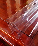 透明PVC软胶/高透软玻璃片/桌面胶板/透明水晶板/台面水晶软PVC板