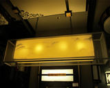 新中式长方形吊灯透明纱仿羊皮手绘客厅餐厅酒楼简约家装工程灯饰