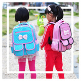 防水PU儿童书包小学生书包女1-3-6年级可爱女孩双肩背包韩版书包