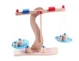 蒙氏教具科学实验木制天平秤儿童玩具幼儿园早教称重平衡质量超好