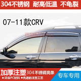 本田新老款CR-V CRV杰德车窗透明不锈钢亮条晴雨挡遮雨板雨眉雨搭
