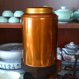 茶叶桶罐 大号金属加厚带盖 通用不锈钢包装 功夫陶瓷铁盒密封罐