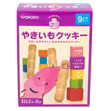 代购日本和光堂婴儿宝宝磨牙棒饼干红薯味奶酪棒9个月T18  买2送1