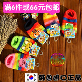 韩国进口秋冬加厚宝宝毛巾袜 儿童袜套 婴儿袜子亲子课防滑地板袜