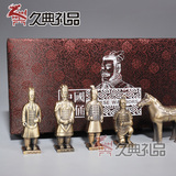 中国特色西安旅游纪念品兵马俑铜车马工艺品摆件礼品送朋友送小孩