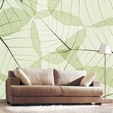 3d纹理树叶现代简约背景墙抽象个性玄关沙发背景无纺布墙纸壁画
