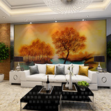 田园山水风景油画欧式大型壁画客厅卧室电视影视墙背景壁纸FQ114