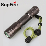 SupFire迷你手电筒强光可充电 A6-T6小型led家用女子防身远射手灯