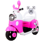 轮车可坐人脚踏儿节3-4岁玩具儿自行车电动摩托车三O4W