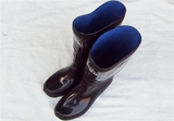 双钱黑色高筒套鞋水鞋防水特价雨鞋牛筋雨靴时尚男水鞋筒高40cm