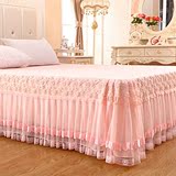 床罩床裙单件蕾丝床单床笠1.5米1.8m床夏天席梦思床垫保护套特价L