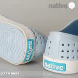 Native Shoes 正品沙滩凉鞋 Miller 冰蓝色|贝壳白 男女款洞洞鞋