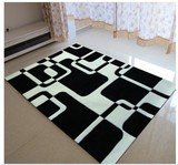 b欧式美式样板间圆形地毯客厅茶几沙发 卧室床边书房手工地毯定制