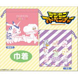二次元Go 日本正版数码宝贝暴龙Digimon周边束口袋 亚古兽加布兽