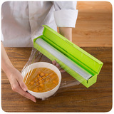 保鲜膜切割器 食用级塑料 创意保鲜膜切割器 糖果色厨房小工具
