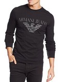 美国代购Armani Jeans/阿玛尼AJ男士鹰标志长袖T恤