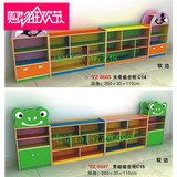 幼儿园儿童玩具收纳柜防火板实木书包整理储物架早教中心特价新款