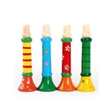 木制小喇叭 奥尔夫吹吹响 儿童口哨玩具 宝宝吹奏乐器玩具1-3-6岁