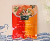 现货 德国代购Kneipp天然血橙+西柚精油双色美肤浴盐60g