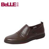 Belle/百丽男鞋2016春季新款专柜同款牛皮男休闲鞋3ZT02AM6 专柜1