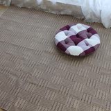 床前毯日式纯棉客厅卧室地垫地毯茶几大地毯飘窗布艺棉麻榻榻米垫