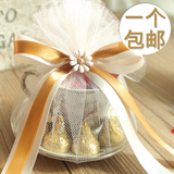 2016欧式创意咖啡杯喜糖盒子批发韩式回礼物结婚陶瓷婚礼糖果盒