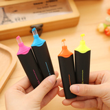 日本三菱荧光笔固体闪光标记记号笔日韩国文具荧光板专用笔