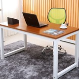简易书桌钢木书桌电脑桌台式办公桌学习桌子简约可定做