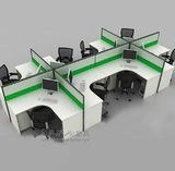 八人隔断办公桌人位职员卡座屏风办公桌员工桌隔断电脑桌办公家具