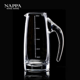 NAPPA白酒酒壶 水晶玻璃分酒壶分酒器带刻度酒杯公分杯小酒瓶特价