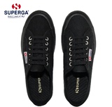 Superga2750Classic黑色黑底低帮帆布鞋可验货原盒可扫码限购一双