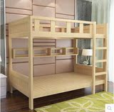 简易儿童实木单人床双层床上下床子母床高低床上下铺松木成人床