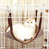 猫窝猫吊床 秋冬宠物窝牢固耐用猫垫子猫笼子猫挂床沙发宠物用品c