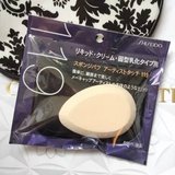日本代购 资生堂 119专业型粉霜粉底液专用粉扑 附收纳袋
