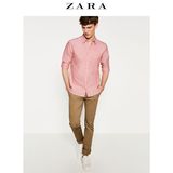 ZARA 男装 修身版牛津衬衫 05016300600