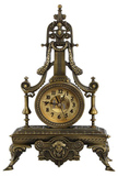 高档欧式座钟客厅 古铜色座钟创意新款钟表仿古座钟 奢华家居摆件