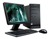 品牌机联想惠普戴尔主机+17寸显示器=499元 二手台式电脑整机全套