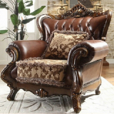 欧式沙发组合真皮沙发欧式皮艺沙发实木沙发新古典家具美式整装