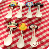 可爱儿童硅胶陶瓷勺子饭勺汤勺卡通咖啡冰淇淋勺创意餐具厨房用品