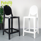 魔鬼椅 幽灵吧椅餐椅 ghost chair透明亚克力休闲椅 设计师椅