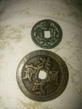 古钱币，洪武通宝背骑牛，直径3.5厘米重17.5克