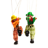 小丑提线木偶人偶 儿童亲子早教益智玩具 怀旧传统批发幼儿园