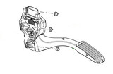 路虎神行者2代发现4揽胜运动版极光原装驾驶室油门踏板加速脚踏板