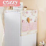 热卖cozzy 冰箱罩防尘罩布艺田园欧式简约单对开门长方形海尔冰箱