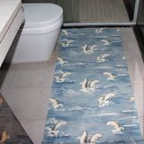 环保厨房防滑地垫 pvc加厚加大防滑垫淋浴室卫生间洗澡脚垫定做