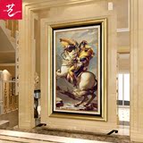 拿破仑玄关装饰画酒店大厅挂画进门入户花园壁画走廊欧式法式墙画