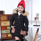 韩版女童棉衣童装棉服加厚儿童冬装外套2015新款中大童棉袄女D69