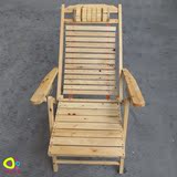 新款折叠椅实木躺椅木质睡椅靠背椅阳台椅休闲椅凉椅木条木椅特价