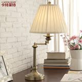 阅读美式台灯欧式复古铜简约书房卧室床头灯个性创意时尚折叠台灯